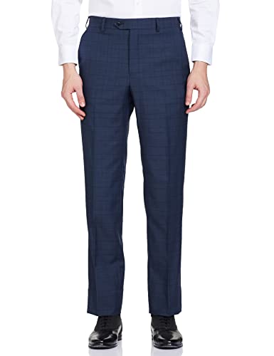 Image of Raymond Wool Men's Full Sleeve Contemporary FIT Fancy Blue Formal Suit