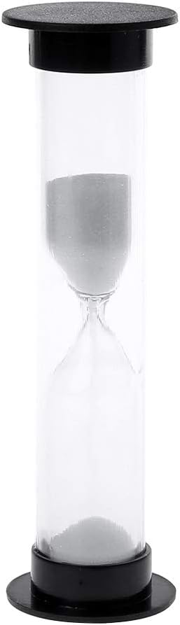 60 Seconds 1 Minute New White Mini Sandglass Hourglass Sand Clock Timer Thermometers and Timers