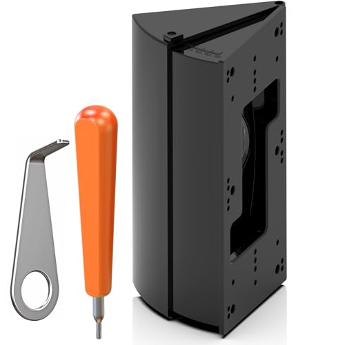 Adjustable Video Doorbell Angle Mount (Black)