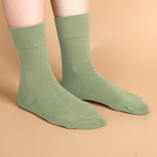 Image of FGZ Women Thin Cotton Socks Soft Cozy Socks Cute Ankle Crew Socks 5 Pairs