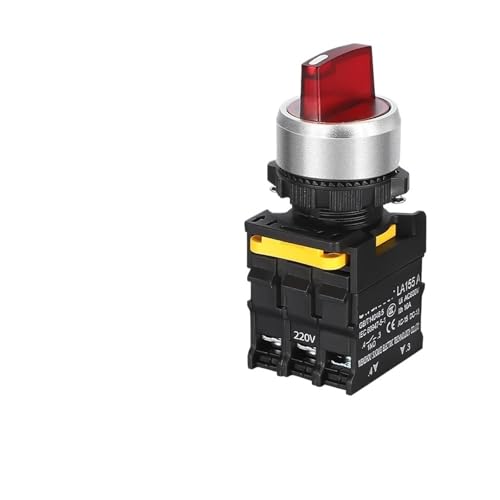Sélecteur rotatif 24V 22mm avec anneau lumineux LED haute précision