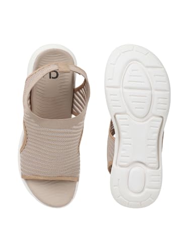 Image of Carlton London Women's Knitted Slip-On Wedge Sandals