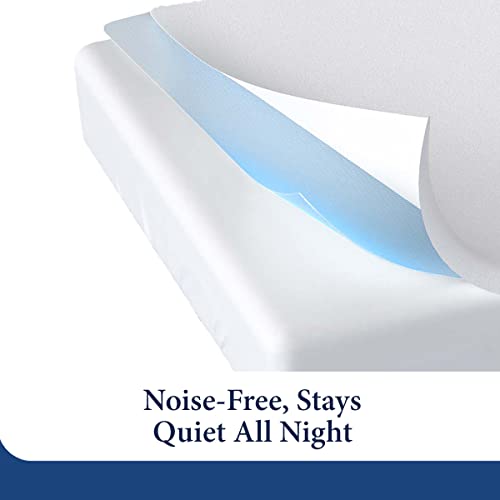 Cosy House Collection Luxury Bamboo Mattress Protector - Master Bedroom Essentials - 100% Waterproof & Vinyl Free - Ultra Soft Comfort, Stays Cool & Quiet - Premium Fitted Sheet Style (Queen) #TOP5