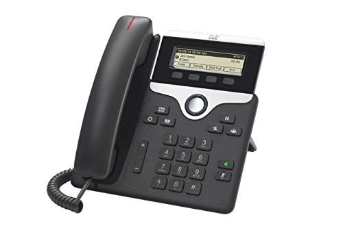 Cisco IP Phone 7811 with Multi-Platform Phone Firmware, 3.2-inch Grayscale Display, Class 1 PoE, Supports 1 Line (CP-7811-3PW-NA-K9=)