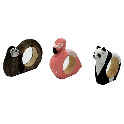 Your castle Set di 3 portatovaglioli Animali