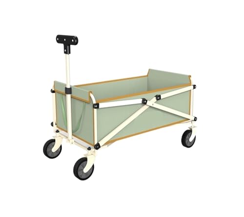 Mini Carrito Verde for Acampar, Compacto, portátil, práctico, Multifuncional, Ligero, Resistente, Respetuoso con el Medio Ambiente, a la Moda