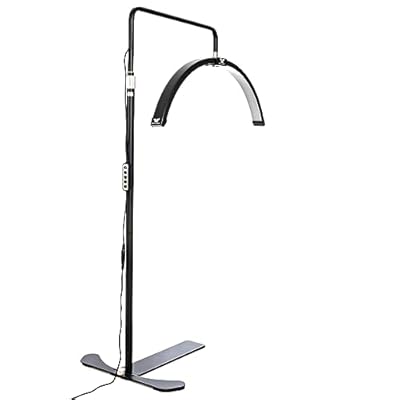Existing Beauty LED Lash Light – Half Moon Floor Lamp with Adjustable Brightness – Professional Esthetician Light for Eyelash Extensions, Lash Techs & Beauty Artists
