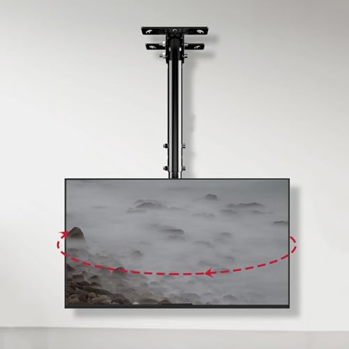 Support TV plafond inclinable pour supprimer les reflets et libérer le sol - 2