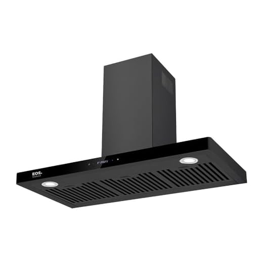 Coifa e Depurador de Parede Eos 90cm Maxxi Air Digital Touch Inox Preto Epco90ptdp 110v