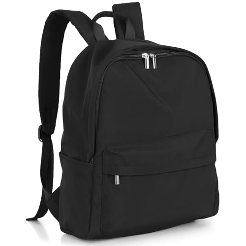 Image of Zicac Canvas Backpack, Classic Basic Daypack, Lightweight Casual Travel Daypack Satchel Backpack Unisex