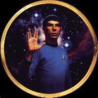 The Collection Shop Thomas Blackshear Star Trek Mr. Spock 25th Anniversary Plate