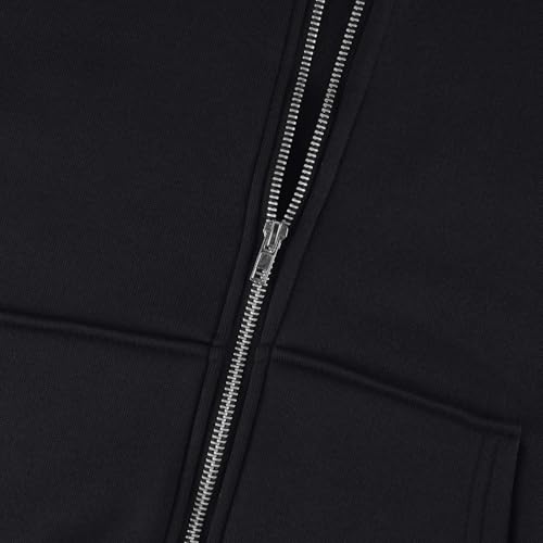 Zip Up Hoodie Women Comfy Warm Fleece Jacket Oversized Sweatshirt Thumb Hole Workout Winter Jackets Coat with Pocket4