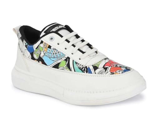 Image of Trend Loop Versatile Men's Footwear Casual Shoes, Formal Shoes, Sport Shoes, Slip-Ons, and Sandals - Lightweight, Durable, and Stylish Footwear(White)