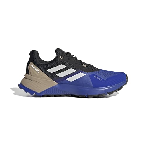Adidas Hombre Terrex Soulstride Rain.RDY Trail Running Shoes, Semi Lucid Blue/Grey One/Blanch Cargo, 44 2/3 EU - imagen 2