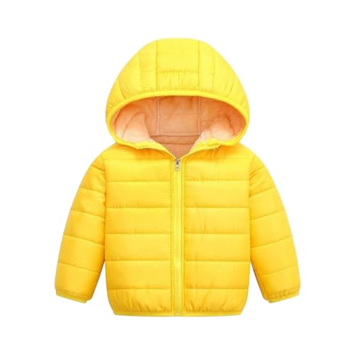 Toddler Boys Girls Winter Coat Fleece Lined Puffer Jacket Kids Lightweight Packable Down Jacket Quilted Bubble Coat