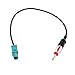 Produktbild RED WOLF Auto Fakra Antennenadapter Stecker auf Din Stecker für Volkswagen VW Opel Ford BMW Audi Dodge GPS Autoradio Antenne Adapter Kabel