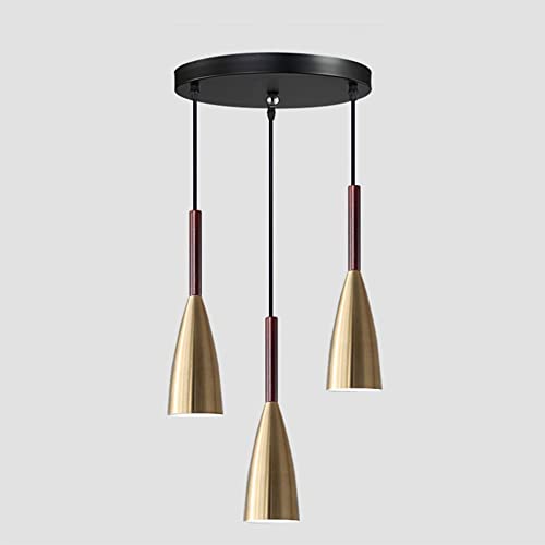 Chandelier Aluminium Industriel suspension E27 pour plafond rétro