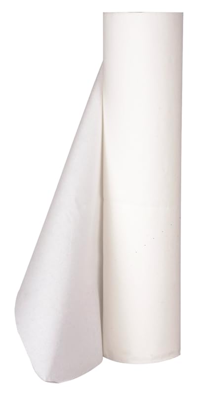 ABENA Couch Roll | Pack Of 1 |50m x 50cm Paper Roll| Bed Roll Suitable For A Beauty Bed And Massage Table Cover. Premium White Roll To Be Used As Disposable Bed Sheets For Couch Rolls.