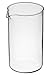 KitchenCraft Le'Xpress Carafe en Verre de Rechange pour Cafetière 8 Tasses, 1 Litre