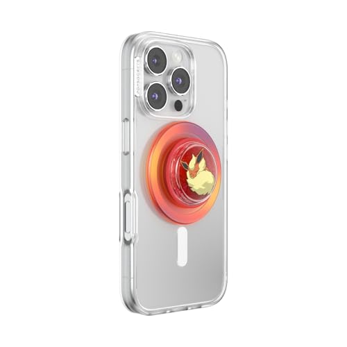 Image of PopSockets Phone Grip for MagSafe, Magnetic Holder, Phone Stand, Pokemon - Sleepy Flareon