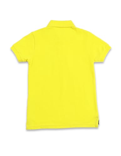 Image of U.S. Polo ASSN. Knitted Boys Polo T-Shirts - Soft Cotton Fabric, Ribbed Polo Collar, Regular Fit T Shirt for Kids