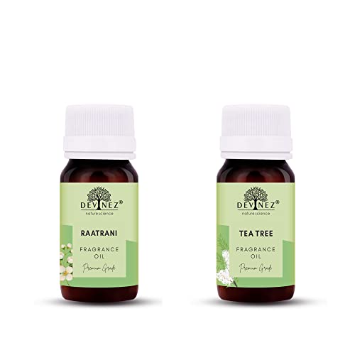 Image of Devinez RaatRani, Tea Tree Aroma Oil for Diffuser /Ultrasonic Aroma Diffuser /Tealight Diffuser /Reed Diffuser, 30ml Each