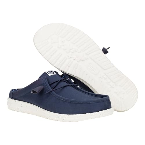 Image of HEYDUDE Men's Wally Slip Stretch Canvas | Men's Shoes | Men Slip-on Loafers | Comfortable & Light-Weight