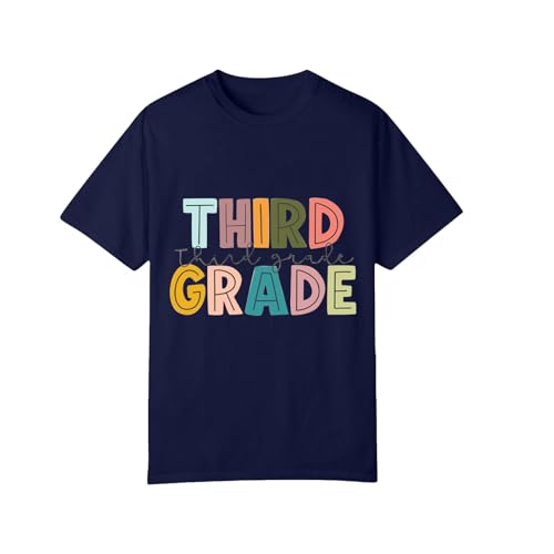 Third Grade Shirts for Kids Boys Girls First Day of School Tops Back to School Tshirts Graphic Tee Short Sleeve3