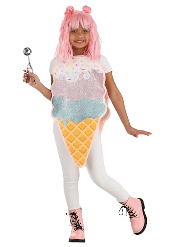 Disfraz de cartel sándwich helado para niño miniatura 2