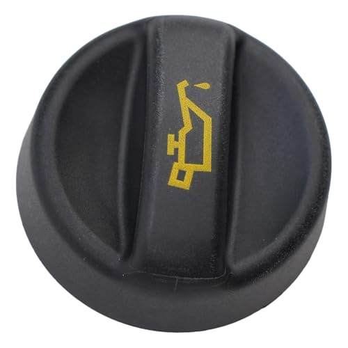 Lawnoval Tapón de llenado de aceite ABS negro compatible con Peugeot 1007/107/2008/206/207/208/307/308/508/2008/3008/5008/Partner, Ford Focus/C-Max/Fiesta/Fusion, Mini Cooper/Clubman/Countryman, Fiat