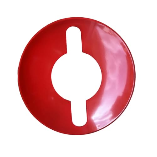Kokiya 276 Oil Lamp Reflective Cover Camping Lamp Reflector, Iron Petroleum Lamp Reflector for Hiking, Picnic, Camping Travel, red