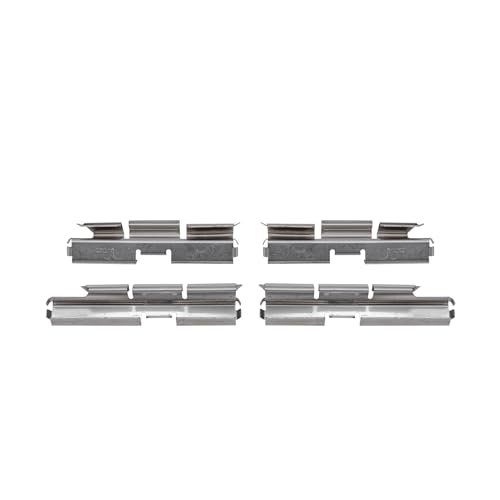 Image of Detroit Axle - Front Brake Pads for 2003-2006 Durango, 2002-2005 Dodge Ram 1500, 2003 Dodge Ram 1500 Van, Ceramic Brake Pads w /Hardware 2004 Replacement