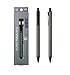 KURUTOGA Mitsubishi Pencil Mechanical Pencil Metal 0.5mm Phantom Gray M5KH1P.23 With Original Stylus Ballpoint Touch Pen