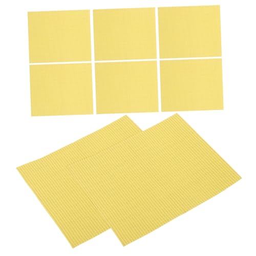 Ipetboom Hair Curler Wand Accessories 8pcs Perm Stick Insulation Decal Nano Insulation Waterproof for Wet Dry Styling