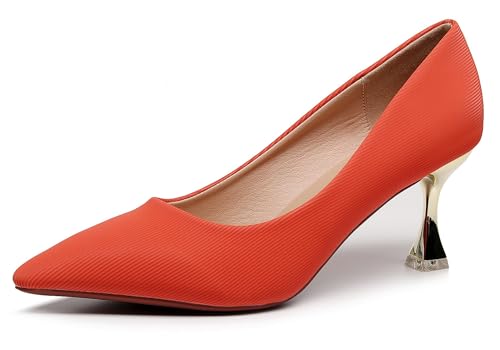 Image of VenusCelia Women's Golden Sun Pump Stiletto Heel Shoe