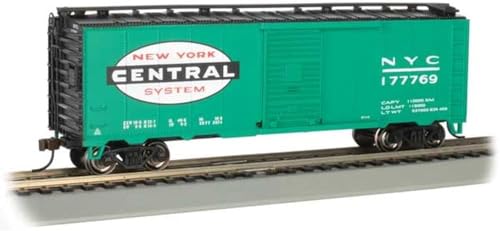 Bachmann Trains - 40' Box Car - New York Central #177769 - Jade Green - HO Scale