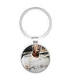 1080 Graphics Vinicius Junior Key Chain Stainless Steel Keychain with Ring