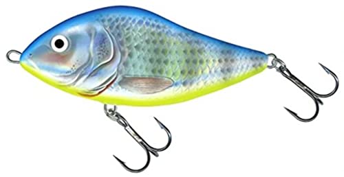 Foto von Salmo Slider Jerkbait Wobbler, Salmo Farben:Holo Red Head Striper, Länge/Gewicht/Laufverhalten/Tauchtiefe:7cm / 21g / sinkend / 1.0-0.5m