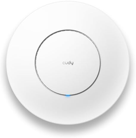 Cudy BE11000 Triband WLAN 7 WLAN-Access-Point, 10G SFP+, 1x 2, AP11000 | 11.000 Mbit/s, 1.500 sq ft, über 300 Clients, Decken-/Wandmontage, mehrere SSIDs, kein Netzteil im Lieferum