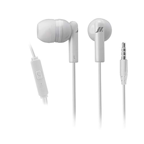 SBS MUSIC HERO 3.5mm Stereo Headphone with Built-in Microphone and Answer/End Call Button, White - Image 2
