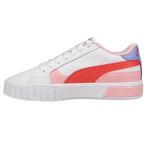 PUMA Kids Girls Cali Star Rainbow Sunset Lace Up Sneakers Shoes Casual - White3