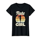Divertido Flauta Chica Flautista Flauta dulce Niñas Camiseta