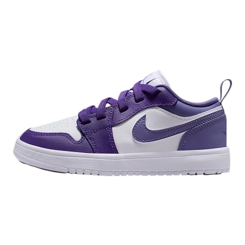 Jordan 1 Low Alt Little Kids' Shoes (Court Purple/White/Dusty Amethyst)