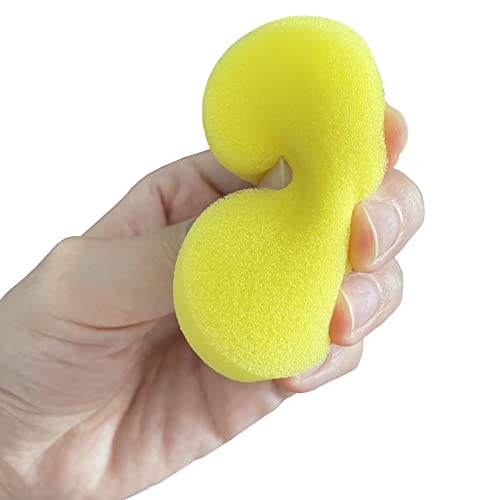12 Pcs Round Painting Sponge Wafjamf 2.96Inch Yellow Craft Sponges Clay Sponge For Face Painting Art Crafts #TOP2