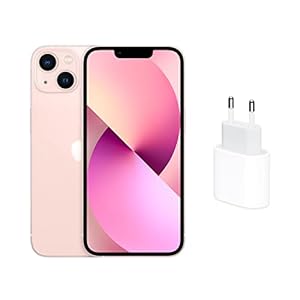 Apple iPhone 13 (128 GB) – Pink mit 20W USB-C Power Adapter