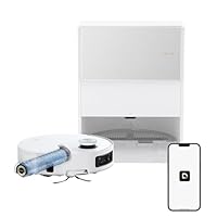 DREAME Aqua10 Ultra Roller Robot Vacuum, Roller Self-Cleaning, Carpet Protection, Clears 3.15in Obstacles, Auto-Empty, 30kPa Suction, 100% Detangling, Avoids 240+ Objects, Smart Voice Control