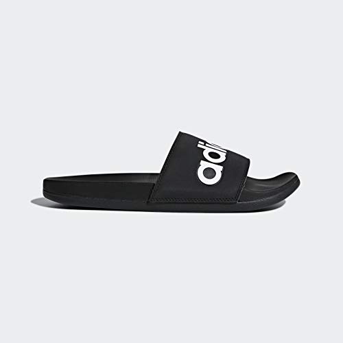 Image of adidas,mens,Adilette Comfort,Black /White /Black,12