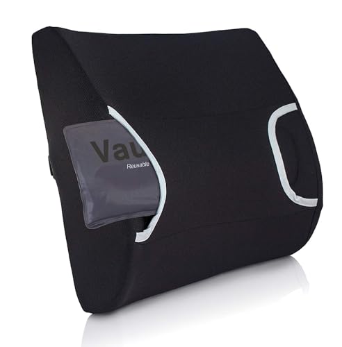 FSA/HSA Eligible, Vaunn Medical Lumbar Support Pillow with Firm Insert & Heated/Cooling Gel Pad - Thumbnail 7