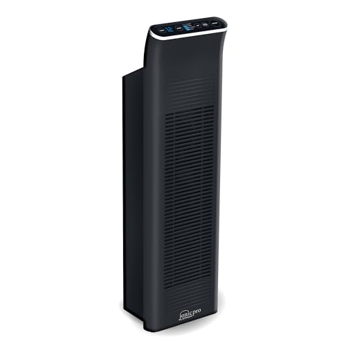 Ionic Pro Platinum (TA750) Air Purifier Tower, Never Replace Filters, Quiet Negative Ion Technology, Cleans Rooms Up to 600 sq ft