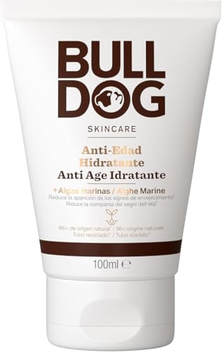 Bulldog Cuidado Facial para Hombres - Crema Hidratante Antiedad para Hombre , Antiarrugas y Antienvejecimiento de la Piel del Rostro , 100 ml